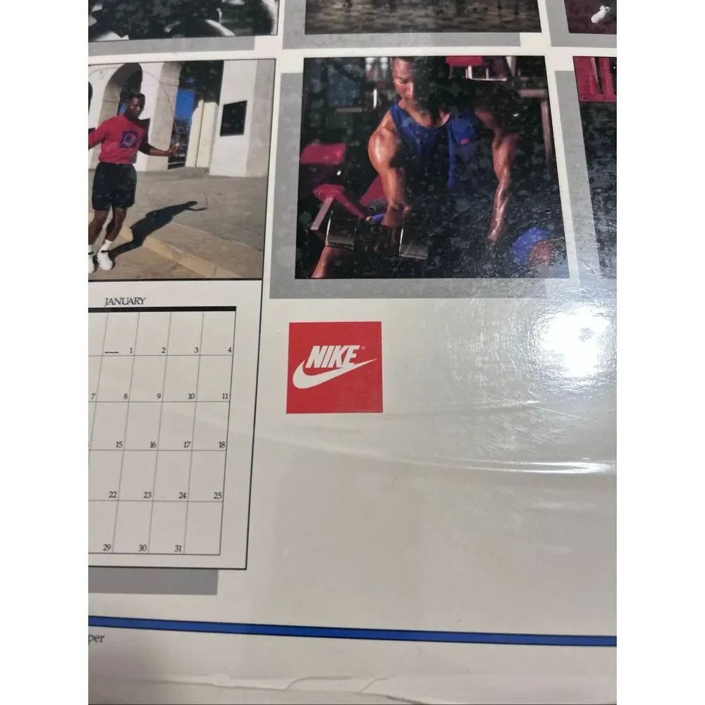 New Vintage 1992 Nike Bo Jackson Calendar Bo Knows Sealed Sports